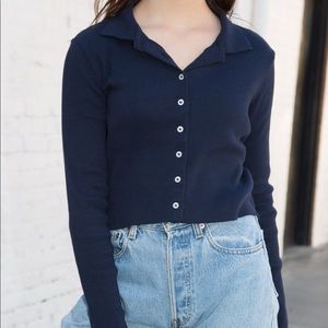 brandy melville button top